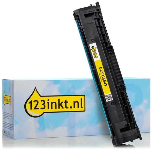 123inkt huismerk vervangt Samsung CLT-Y504S (SU502A) toner geel CLT-Y504S/ELSC 033811 - 1