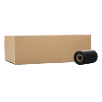 123inkt huismerk vervangt Zebra 2300 wax ribbon (02300BK11030) 110 mm x 300 m (15 ribbons) 02300BK11030C 144571