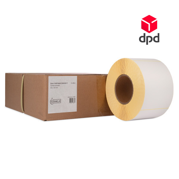 123inkt huismerk vervangt Zebra Z-Perform 1000D DPD verzendlabels (3006306-T) 100 x 150 mm (4 rollen) 653415 - 1