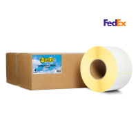 123inkt huismerk vervangt Zebra Z-Perform 1000D FedEx label (87809) 102 x 152 mm (4 rollen) 653302
