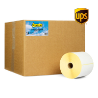 123inkt huismerk vervangt Zebra Z-Select 2000D UPS label (800264-605) 102 x 152 mm (12 rollen) 653178