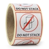 123inkt huismerk waarschuwingsetiketten Do not stack (200 etiketten)  300195
