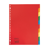 123inkt kartonnen tabbladen A4 gekleurd met 10 tabs (23-gaats)