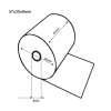 123inkt kassarol 57x30x8 thermo wit (5 stuks) 40762EC 300334 - 2
