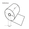 123inkt kassarol 80x80x25 thermo wit (5 stuks) 301950 - 2