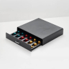 123inkt koffiecapsulehouder met lade zwart voor 30 cups 302556 - 4