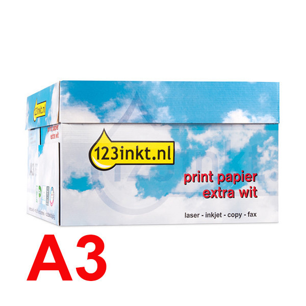 123inkt kopieerpapier 1 doos van 2.500 vel A3 - 80 grams FSC® Mix Credit 300645 - 2
