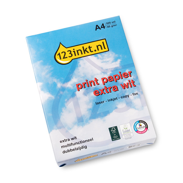 123inkt kopieerpapier 1 pak van 500 vel A4 - 80 grams FSC® Mix Credit 390000 - 1