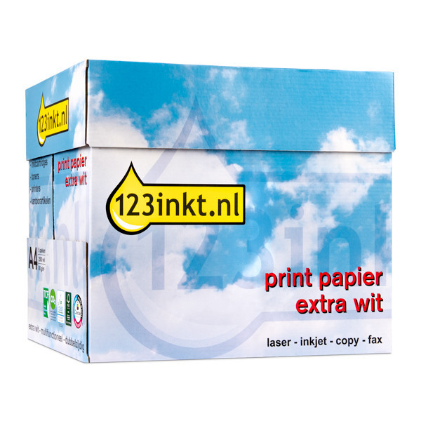 123inkt kopieerpapier 4 dozen van 2.500 vel A4 - 80 grams FSC® Mix Credit 390006 - 2