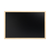 123inkt krijtbord met houten frame magnetisch (40 x 60 cm)