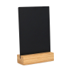 123inkt krijtbord tafelmodel A6 staand eikenhout 326407 - 1