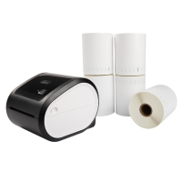 123inkt labelprinter LW650XL PRO - bundel met 5 extra grote DHL en PostNL verzendetiketten  302433