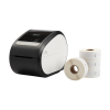 123inkt labelprinter LW650 - bundel met 4 rollen grote etiketten voor retouradres 301789 - 1