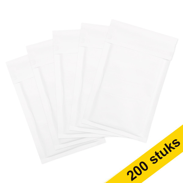 123inkt luchtkussen envelop wit 140 x 225 mm - B12 zelfklevend (200 stuks) 306612C 300703 - 1