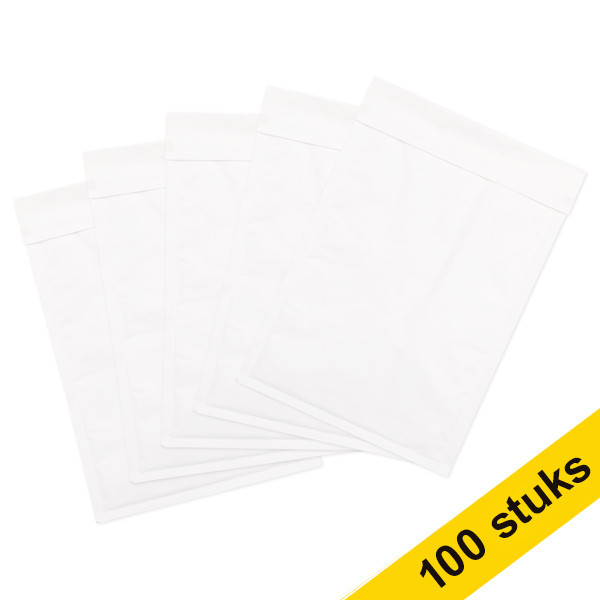 123inkt luchtkussen envelop wit 240 x 350 mm - F16 zelfklevend (100 stuks) 306616C 300713 - 1