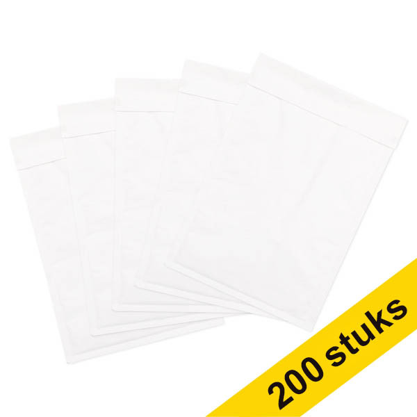 123inkt luchtkussen envelop wit 240 x 350 mm - F16 zelfklevend (200 stuks)  302760 - 1
