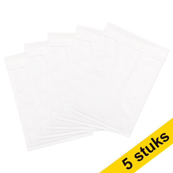 123inkt luchtkussenenvelop wit 240 x 350 mm - F16 zelfklevend (5 stuks) 300712 - 1