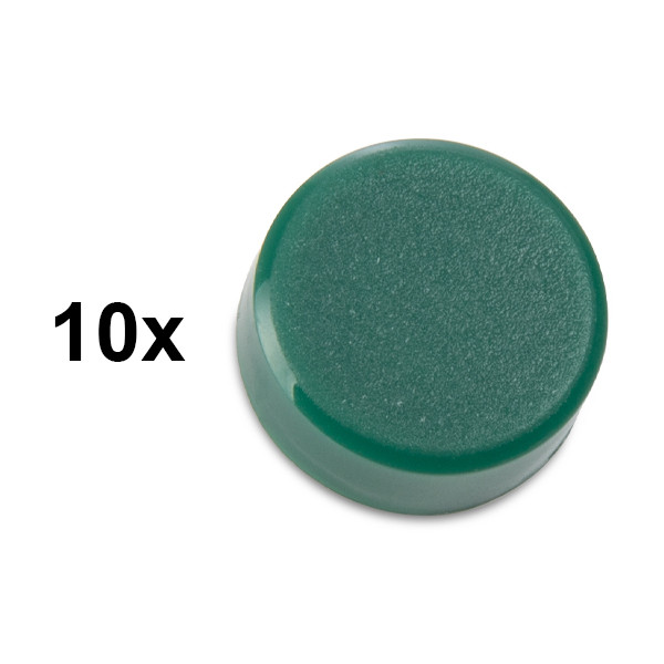 123inkt magneten 15 mm groen (10 stuks) 6161555C 301256 - 1