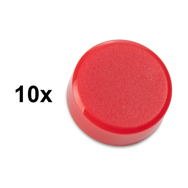 123inkt magneten 15 mm rood (10 stuks) 6161525C 301254 - 1