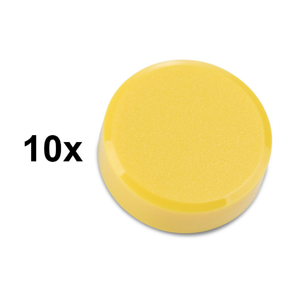 123inkt magneten 20 mm geel (10 stuks) 6162013C 301262 - 1