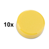123inkt magneten 20 mm geel (10 stuks)
