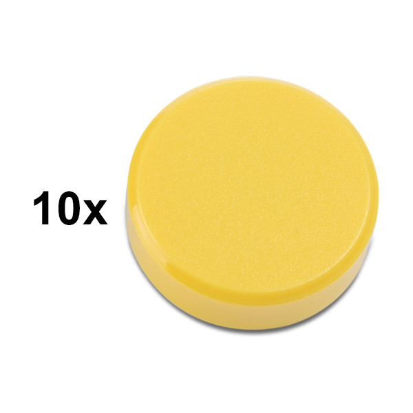 123inkt magneten 30 mm geel (10 stuks) 6163213C 301269 - 1