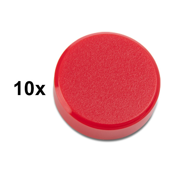 123inkt magneten 30 mm rood (10 stuks) 6163225C 301268 - 1