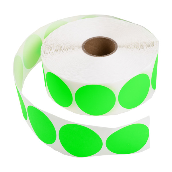 123inkt markeringspunten Ø 50 mm groen (2.000 etiketten op rol) 89524 302339 - 1