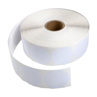 123inkt markeringspunten Ø 50 mm wit (2.000 etiketten op rol) 89520 302342