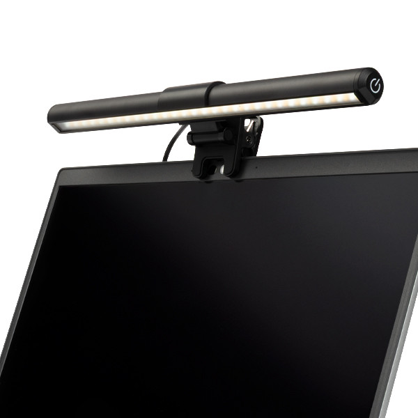 123inkt monitorlamp voor de laptop met klem zwart (31 cm)  390032 - 4