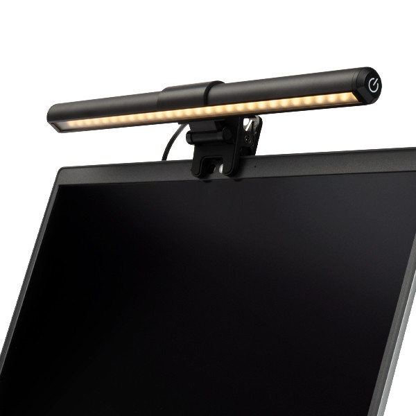123inkt monitorlamp voor de laptop met klem zwart (31 cm)  390032 - 6