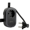 123inkt oprolbare stekkerdoos met 1 stopcontact en 3 USB zwart (1,13 meter) TP-RX3U1E-PD 390025 - 3