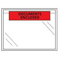123inkt paklijst envelop documents enclosed 165 x 122 mm - A6 zelfklevend (1000 stuks) 310102C 300772
