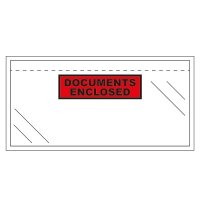 123inkt paklijst envelop documents enclosed 225 x 122 mm - DL zelfklevend (1000 stuks) 310302C 300773