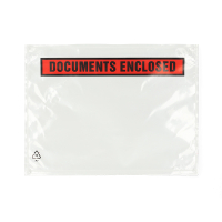 123inkt paklijst envelop documents enclosed 225 x 165 mm - A5 zelfklevend (100 stuks) 300771