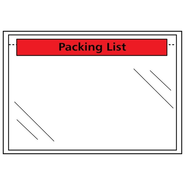 123inkt paklijst envelop packing list 225 x 165 mm - A5 zelfklevend (100 stuks)  300784 - 1