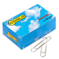 123inkt paperclips rond 50 mm (100 stuks) 23130064004 2386-50 K-10050C 300041