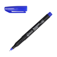 123inkt permanent marker blauw super fine (0,7 mm rond) 302963