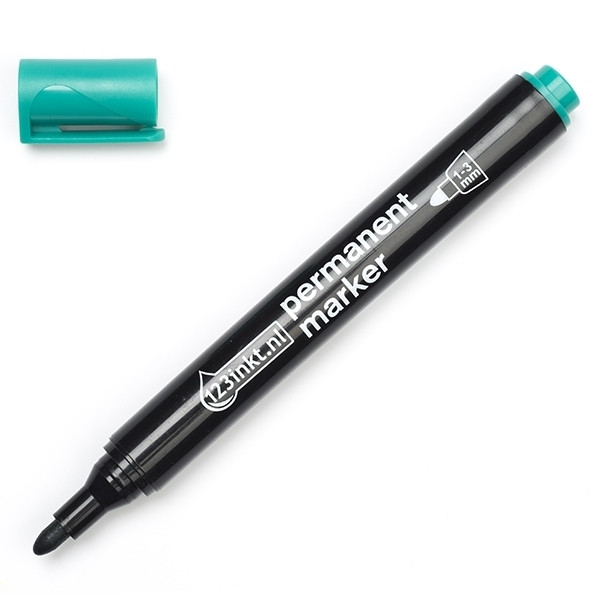 123inkt permanent marker groen (1 - 3 mm rond) 300167 - 1