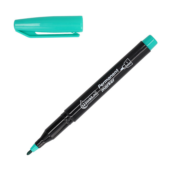 123inkt permanent marker groen (1 mm rond) 302964 - 1