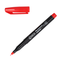 123inkt permanent marker rood super fine (0,7 mm rond) 302962