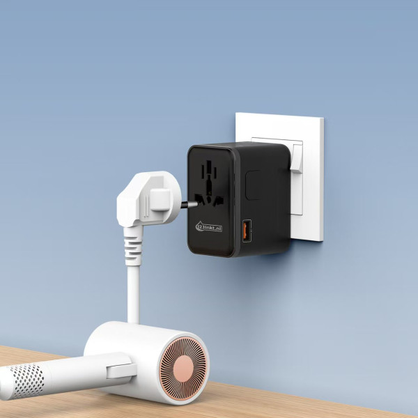 123inkt reisadapter/oplader 45W met 1 USB A + 3 USB-C  390044 - 8