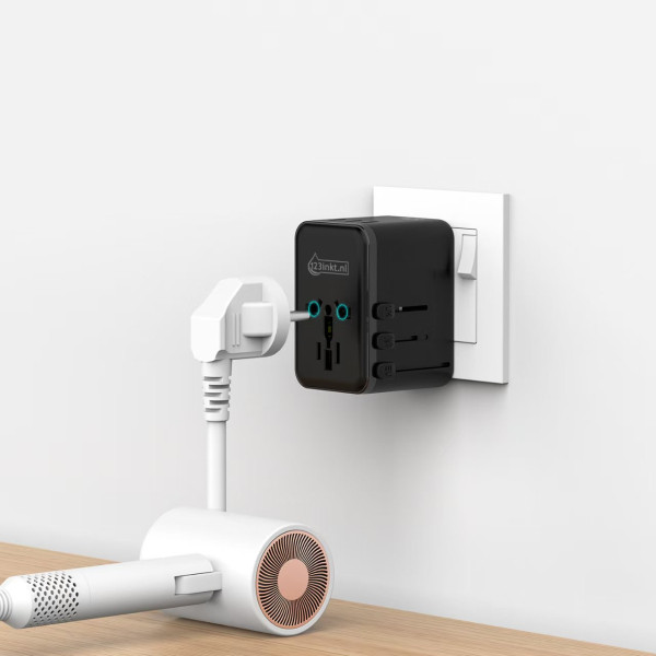 123inkt reisadapter/oplader 67W met 1 USB A + 3 USB-C  390045 - 8