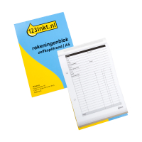 123inkt rekeningenblok zelfkopiërend A5 (2 x 50 vel)