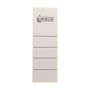 123inkt rugetiketten 61 x 191 mm zelfklevend breed grijs (10 stuks)
