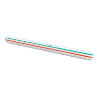 123inkt schaalstok kunststof 30 cm (ingenieur) 302193