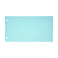 123inkt scheidingsstrook 120 x 225 mm blauw (100 stuks)