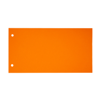 123inkt scheidingsstrook 120 x 225 mm oranje (100 stuks) 707106C 301760