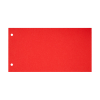 123inkt scheidingsstrook 120 x 225 mm rood (100 stuks) 301758 - 1