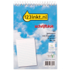 123inkt schrijfblok A5 gelinieerd 70 grams 100 vellen met kopspiraal K-5505-SPC 300593